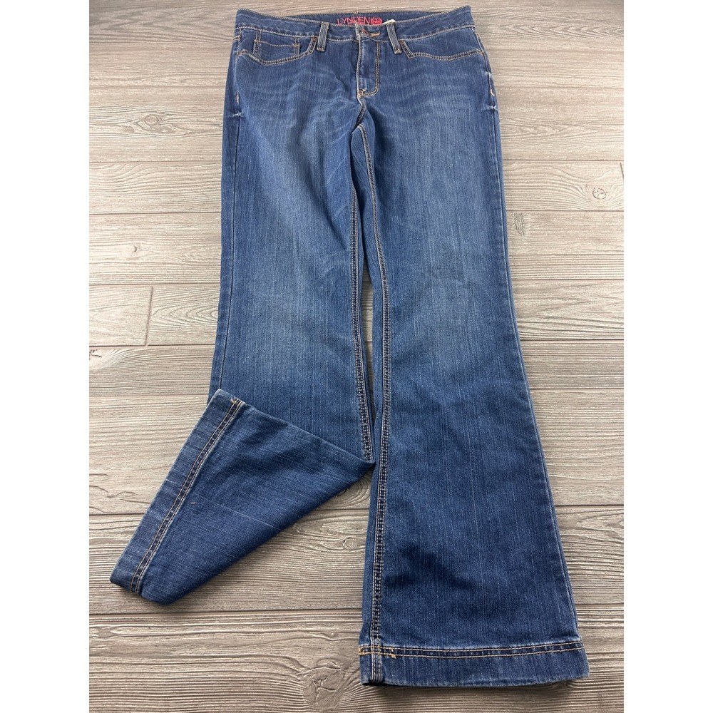 Cinch Lynden Womens Mid Rise Flare Leg Jeans Medium Wash Blue MJ81454089 Size 31